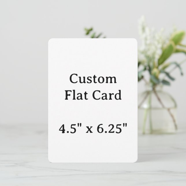 create your won personalise 4.5" x 6.25" Rounded (Standing Front)