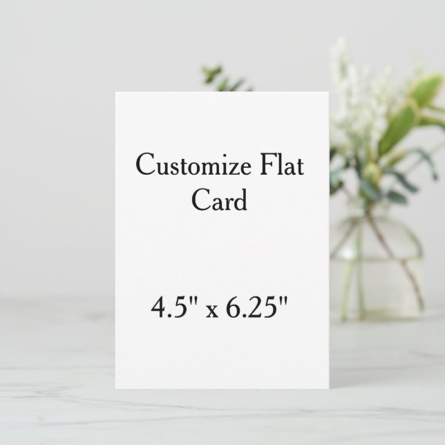 create your won personalise 4.5" x 6.25" squard (Standing Front)