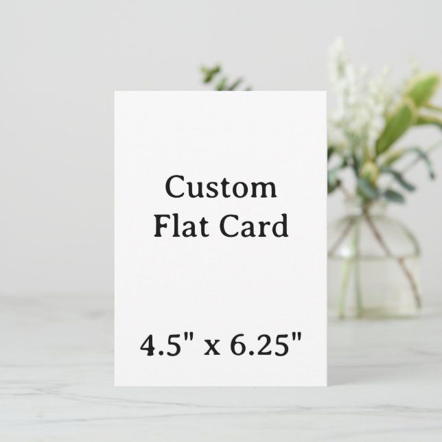 create your won personalise 4.5" x 6.2'' Squared (Standing Front)