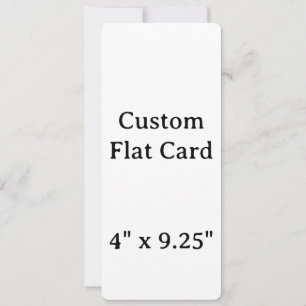 create your won personalise 4" x 9.25" Rounded