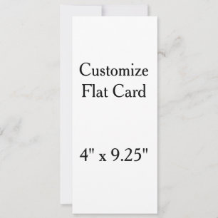 create your won personalise 4" x 9.25" squard
