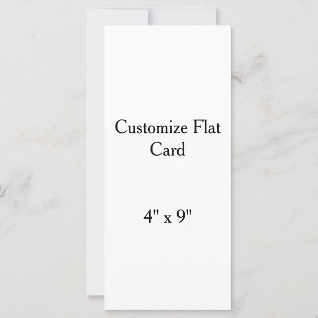 create your won personalise 4" x 9" squard (Front)