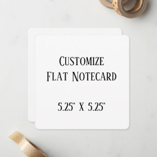 create your won personalise 5.25" x 5.25" rounded card