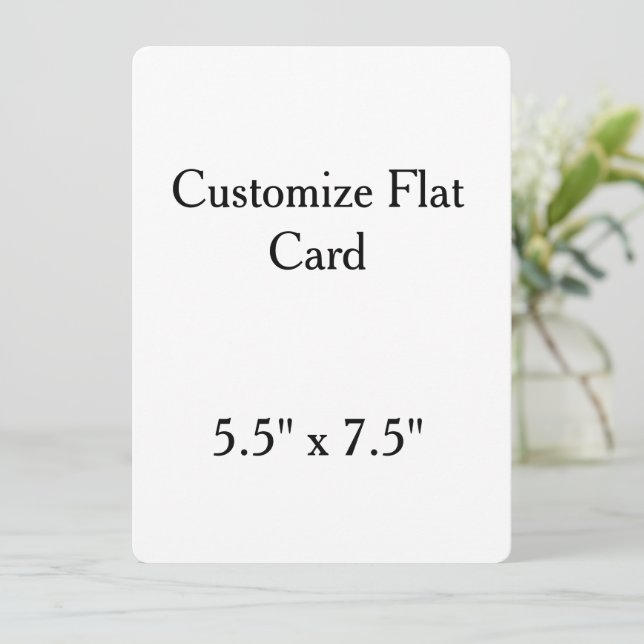 create your won personalise 5.5" x 7.5" Rounded (Standing Front)