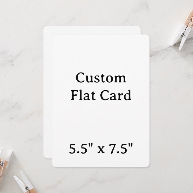 create your won personalise 5.5" x 7.5" Rounded (Front/Back In Situ)