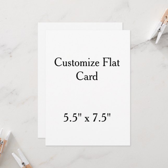create your won personalise 5.5" x 7.5" squeard (Front/Back In Situ)