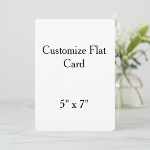 create your won personalise 5" x 7" Rounded