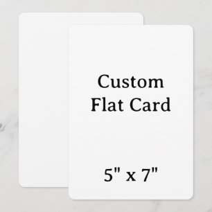 create your won personalise 5" x 7" RoundedCard