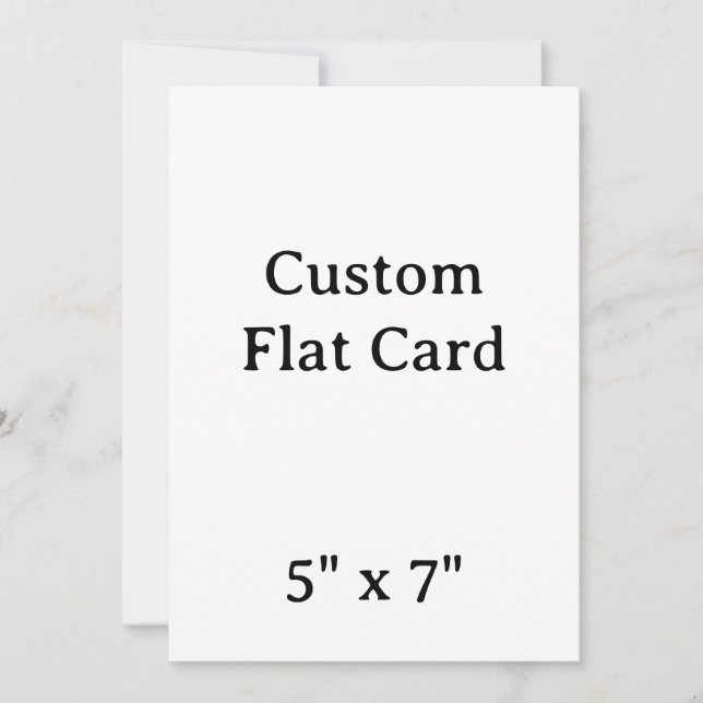 create your won personalise 5" x 7"Squared Card (Front)