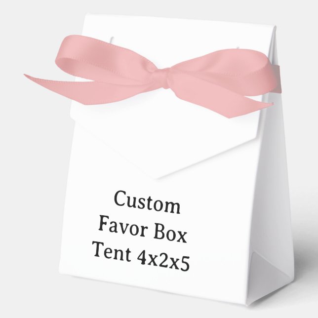create your won  simple Tent 4x2x5 Favour Box (Front)