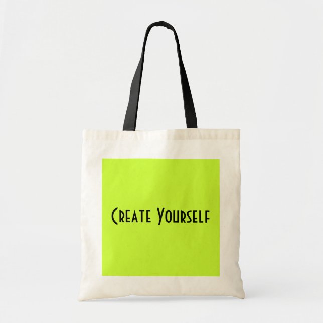 Create Yourself Tote Bag (Front)