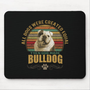 Created Bulldog Mouse Pad