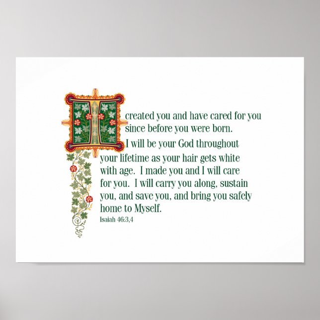 Created by God Poster (Front)