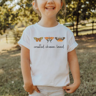 Created Chosen Loved Christian Kid's Shirt