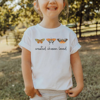 Created Chosen Loved Christian Kid's Shirt
