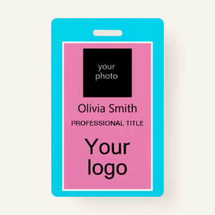 Created for you, stylish badge ID badge