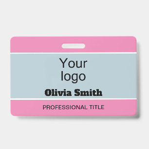 Created for you, stylish badge ID badge
