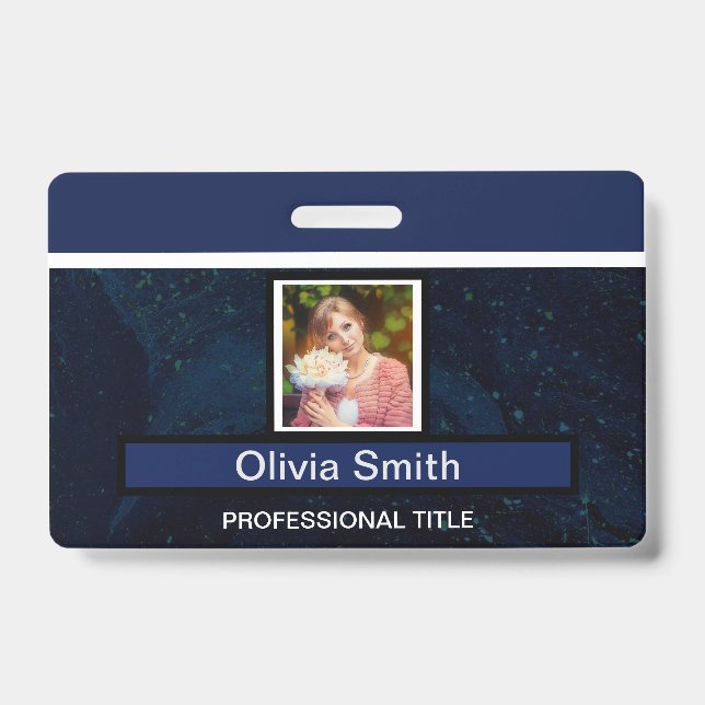 Created for you, stylish ID badge (Front)