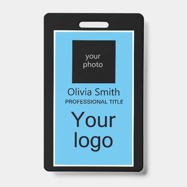 Created for you, stylish ID badge (Front)
