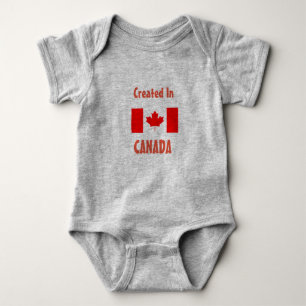 Created in Canada - Baby One Piece Bodysuit