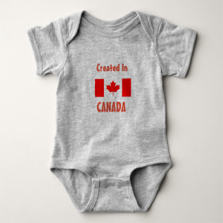 Created in Canada - Baby One Piece Bodysuit