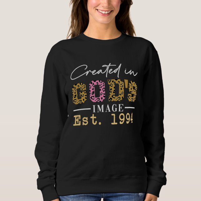 Created in God's Image Established 1994 Sweatshirt (Front)