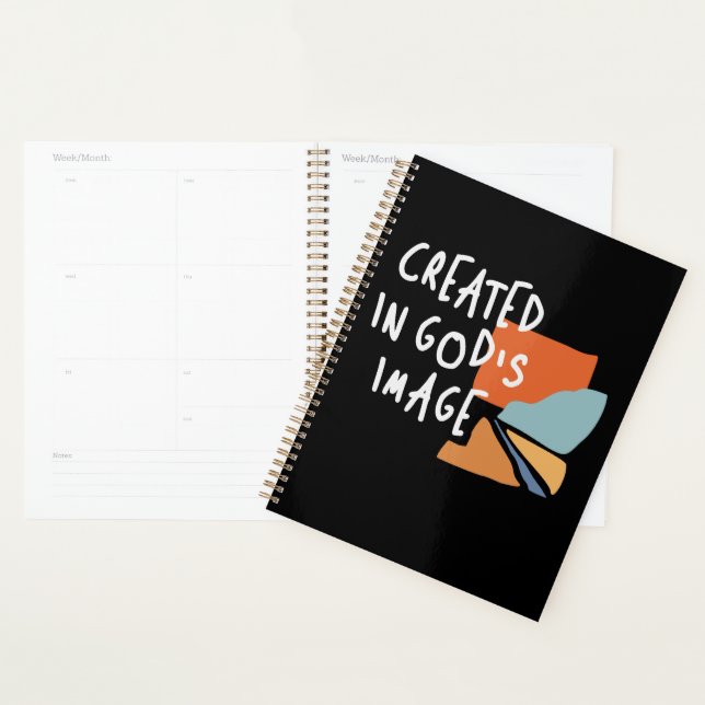 Created in God's Image - Inspiring Christian Quote Planner (Display)