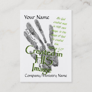 Created In His Image Business Card