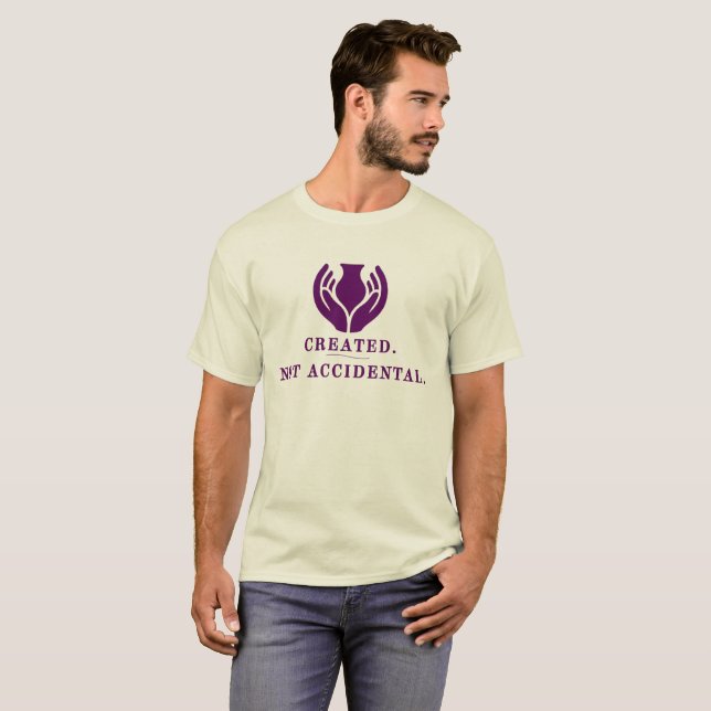 Created. Not Accidental. T-Shirt (Front Full)