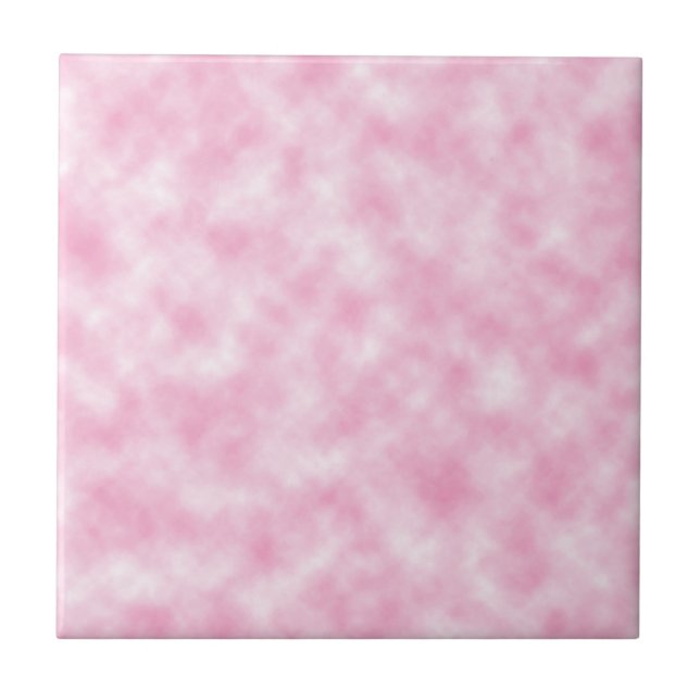 Created Pink Clouds Design Tile (Front)