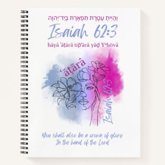 Created to Be a Crown (Isaiah) Spiral Notebook