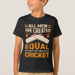 Created To Play Cricket - Nice Cricket Quote T-Shirt