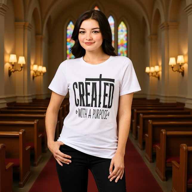 Created With A Purpose Christian Identity Tee (Creator Uploaded)