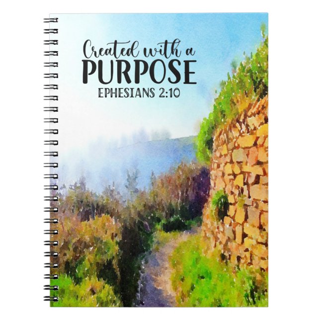 Created with a Purpose Ephesians Notebook (Front)