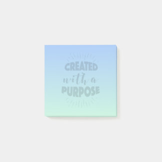 Created with a Purpose, Fun and Motivational Post-it Notes