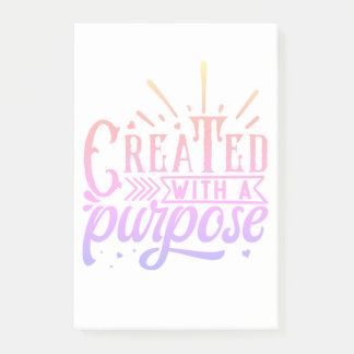 Created with a Purpose Post-it Notes