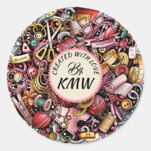 Created With Love Sticker