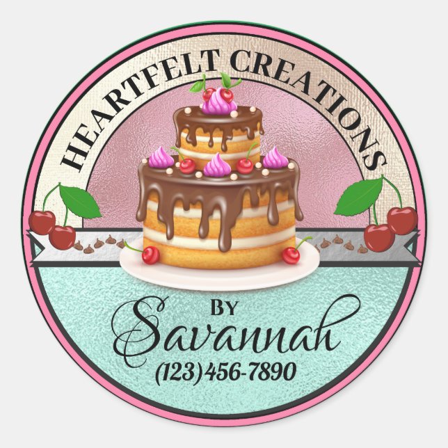 Created With Love Sticker (Front)