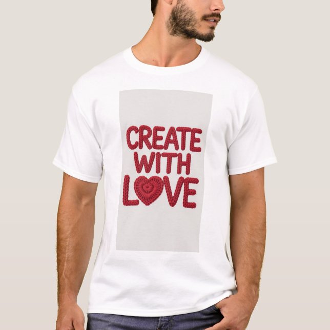 Created with Love T-Shirt (Front)