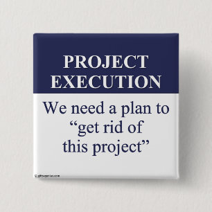 Creating a Project Execution Plan (3) 15 Cm Square Badge