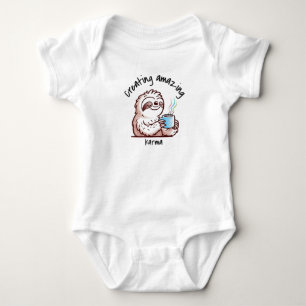 Creating amazing karma baby bodysuit