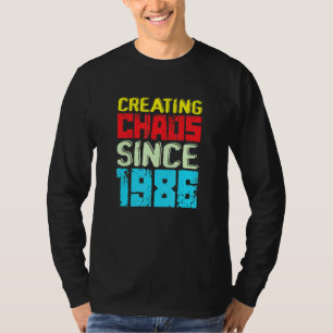 Creating Chaos Since 1986 36 Years Of Causing Chao T-Shirt