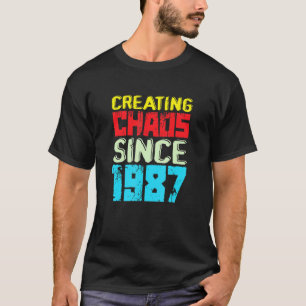 Creating Chaos Since 1987 35 Years Of Causing Chao T-Shirt