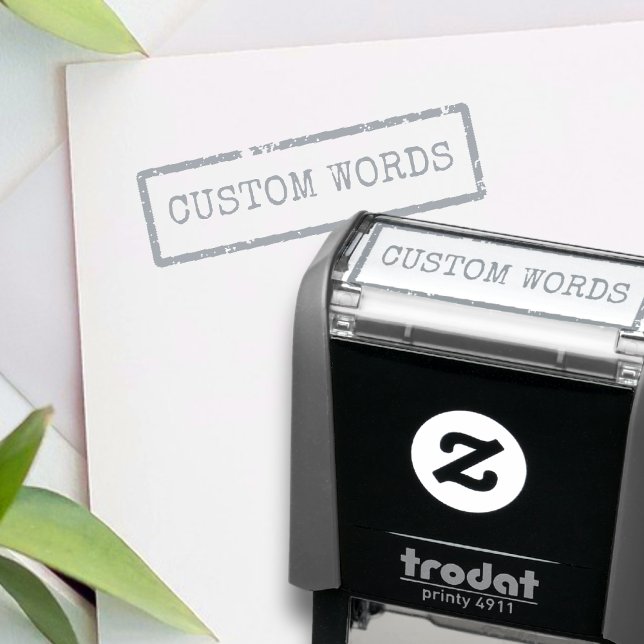Creating custom-words with frame self-inking stamp (Creator Uploaded)