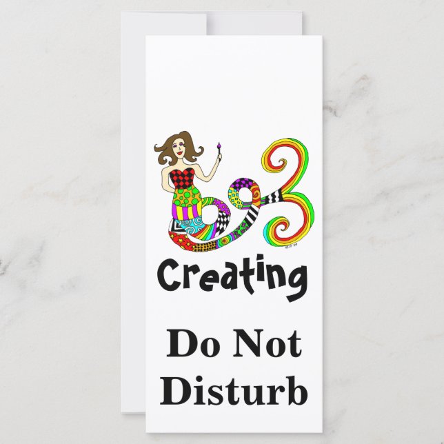 Creating Do Not Disturb Mermaid Muse (Front)