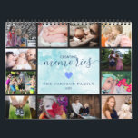 Creating Memories 2020 Photos Calendar<br><div class="desc">Share a favourite memory on each page of this 2019 photo calendar. The cover features a thumbnail version of each photo with a "creating memories" in the centre on a blue watercolor background. Personalise with your family name and year. Inside, your photos appear in vibrant full bleed. Email me @...</div>