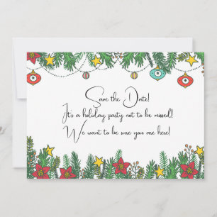 Creating Memories Around the Tree Save The Date