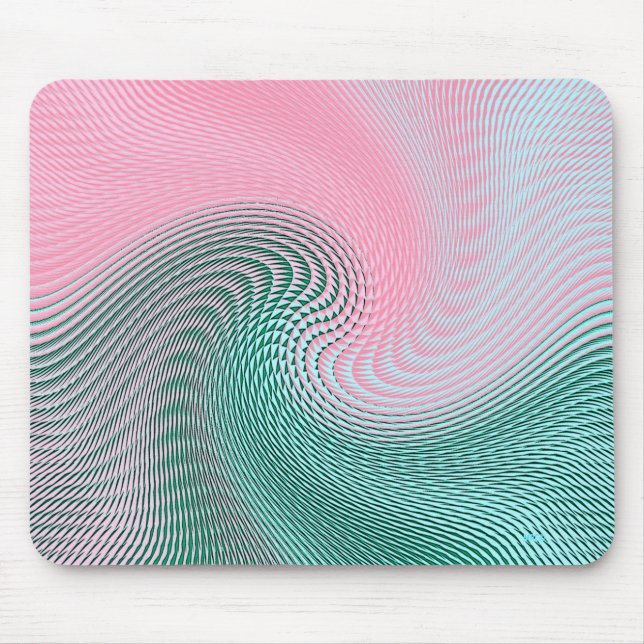 Creating waves.... mouse pad (Front)