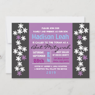 CREATION Bar Bat Mitzvah Invitation