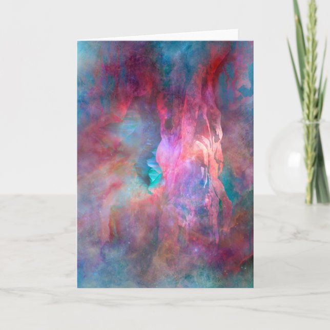 "Creation" Fantasy World Greeting Card (Front)